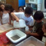 Measuring Pulp Before Putting It Into the Mould