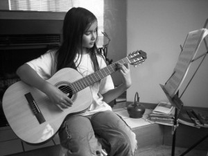 Playing Guitar