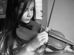 Practicing the Viola