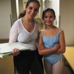 AMS with Her Teacher, Miss Yoira